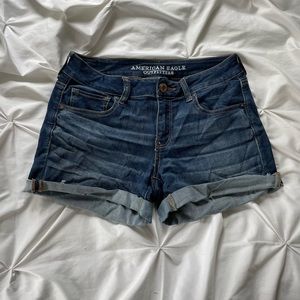 American Eagle Denim Midi Shorts